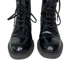 Bota Prada Preta Nylon e Couro