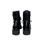 Bota Prada Preta Nylon e Couro