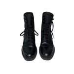 Bota Prada Preta Nylon e Couro