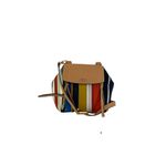 Bolsa Tory Burch Half Moon Striped