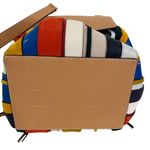 Bolsa Tory Burch Half Moon Striped