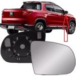 LENTE SUBCONJUNTO RETROVISOR C/BASE METAGAL DIR TORO 2016/... FIAT 7089949