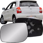 LENTE SUB RETRO LENTE RETROVISO C/BASE ORIGINAL ESQ ETIOS 2012/2013