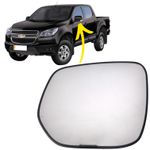 LENTE SUB RETROVISOR ELETRICO METAGAL ESQ S10 2013 a 2025