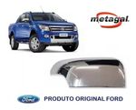 CAPA RETROVISOR CROMADA COM FURO PARA PISCA SETA ORIGINAL AB3917K746DA DIREITA RANGER 2012 A 2022