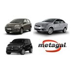 CAPA RETROVISOR G5 PRETA LISA S/PINT METAGAL DIR PALIO MOBI 2012/. . .