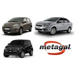 CAPA RETROVISOR G5 PRETA LISA S/PINT METAGAL ESQ PALIO MOBI 2012/. . .