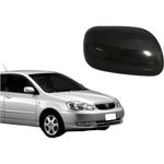 CAPA RETROVISOR PRETA LISA ORIGINAL DIR COROLLA 2003 2004 2005 2006 2007