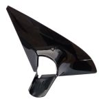 MOLDURA PE CAPA SUPORTE RETROVISOR PRETA BRILHANTE FICOSA DIR FOCUS HATCH FOCUS SEDAN 2000 A 2008