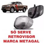 PISCA RETROVISOR P/RETROV METAGAL ESQ S10 TRAILBLAZER 2012/...