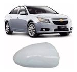CAPA RETROVISOR BRANCO VINTAGE PEROL METAGAL DIR CRUZE 2012