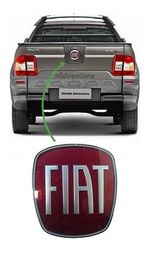 EMBLEMA FIAT FECHO TAMPA ORIGINAL TRAZ PALIO STRADA