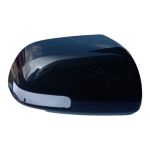 CAPA RETROVISOR LISA C/F PISCA PRETA METAGAL DIR HILUX 2012/15