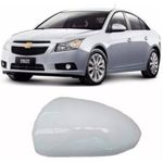CAPA RETROVISOR BRANCO VINTAGE PEROL METAGAL ESQ CRUZE 2012