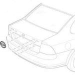 EMBLEMA LOGO GM MALA VECTRA ORIGINAL VECTRA 1997/1999