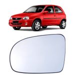 LENTE COM BASE SUBCONJUNTO RETROVISOR C/CONTROLE ALAVANCA METAGAL RGCM95 ESQUERDO CORSA CLASSIC 1994 1995 1996 1997 1998
