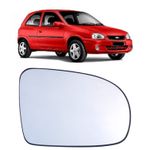 LENTE COM BASE SUBCONJUNTO RETROVISOR C/CONTROLE ALAVANCA METAGAL RGCM94 DIREITO CORSA CLASSIC 1994 1995 1996 1997 1998
