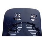 LENTE COM BASE SUBCONJUNTO RETROVISOR COM DESEMBAÇADOR TERMICO METAGAL RGQM41HE ESQUERDO VECTRA 2006 A 2012