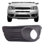 MOLDURA FAROL AUX GRADE P/CHOQUE PARACHOQUE FIAT PALIO 09/15 ZOIAO ECONOMY GRAD PCHO DIA C/F CZA LE