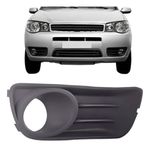 MOLDURA FAROL AUX GRADE P/CHOQUE PARACHOQUE FIAT PALIO 09/15 ZOIAO ECONOMY GRAD PCHO DIA C/F CZA LD
