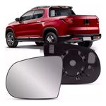 LENTE SUBCONJUNTO RETROVISOR C/BASE METAGAL ESQ TORO 2016/...  FIAT 7089950