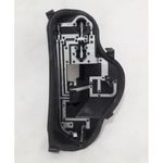 Par Tampa Soquete Placa Circuito Lanterna Fox 2010 A 2014 - Preto