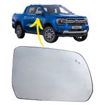LENTE COM BASE SUBCONJUNTO RETROVISOR COM SENSOR DIR METAGAL FORD RANGER 2024