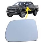 LENTE COM BASE SUBCONJUNTO RETROVISOR SEM SENSOR ESQ METAGAL FORD RANGER 2024