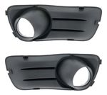MOLDURA FAROL AUX GRADE P/CHOQUE PARACHOQUE FIAT PALIO 09/15 ZOIAO GRAD PCHO DIA C/F C/ARO CRO (PAR