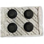 Jogo 4 Calota Copinho FIAT Miolo Roda Ferro FIAT Fiorino Doblo Strada Uno - Preto