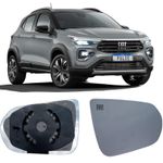 LENTE SUB RETRO LENTE RETROVISO C/FIAT GRAVADO METAGAL DIR PULSE