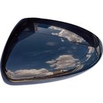 CAPA RETROVISOR PRETA LISA SEM PINTURA METAGAL RGVC67LI ESQUERDA CRUZE 2012 2013 2014 2015 2016