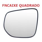 BASE LENTE RETR LENTE SUB RETRO LENTE RETROVISO ENCAIXE QUADRADO AMPAS ESQ S10 TRAILBLAZER 2012/. . .