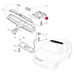 MOLDURA TETO COM SENSOR ORIGINAL IDEA