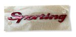 EMBLEMA SPORTING VERMELHO ORIGINAL