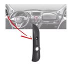 MOLDURA ACABAMENTO INTERNO RETROVISOR C/C ORIGINAL FIAT 735367976 ESQUERDO DOBLO 2002 A 2009
