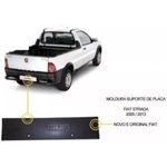 PARACHOQUE TAMPA P CHOQU MOLDURA MOLD PLACA MOLD PARACHOQUE APLIQUE TRAZ SUPORTE SUPORTE P CHOQU PARTE PLACA TRASEIRA OR