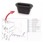 BUCHA BATENTE SUPERIOR GUIA PORTA LATERAL ORIGINAL DOBLO
