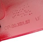 CAPA RETROVISOR SEM FURO PISCA VERMELHO SOLIDO METAGAL ESQUERDO ETIOS 2015 2016 2017 2018 2019 2020 2021 2022 2023 2024