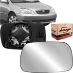 LENTE COM BASE SUBCONJUNTO RETROVISOR METAGAL DIR COROLLA 2002 2003 2004 2005 2006 2007