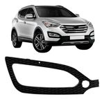 MOLDURA FAROL AUX GRADE P/CHOQUE PARACHOQUE HYUNDAI SANTA FE 14/16 GRADE LATERAL P/CHOQ DIANT PTO LD