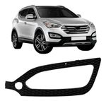 MOLDURA FAROL AUX GRADE P/CHOQUE PARACHOQUE HYUNDAI SANTA FE 14/16 GRADE LATERAL P/CHOQ DIANT PTO LE
