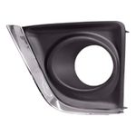 MOLDURA FAROL AUX GRADE P/CHOQUE PARACHOQUE TOYOTA COROLLA 14/17 GRADE P/CHOQ DIANT C/F MOLD CROM LE