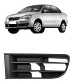 MOLDURA FAROL AUX GRADE P/CHOQUE PARACHOQUE VW POLO 03/06 GRADE P/CHOQUE DIANT S/F LE