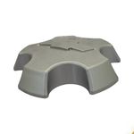 CALOTA  MIOLO RODA TORNADO E EXECUTIVE COR CINZA PRATA  BLAZER S10 2009 2010 2011 2012 