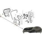 TAMPA CAPA DA CORREIA DENTADA PARTE SUPERIOR ORIGINAL FIAT 7083492 STILO 1.8 16V 2002 2003 2004 2005 2006 2007