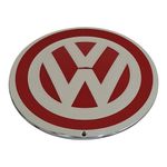 CALOTA MIOLO DA RODA COM EMBLEMA VERMELHO VW UP 