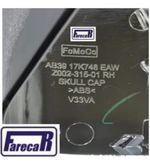 CAPA RETROVISOR CROMADA COM FURO PARA PISCA SETA ORIGINAL AB3917K746DA DIREITA RANGER 2012 A 2022