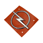 EMBLEMA MODELO OPEL TAMPA DA MALA ORIGINAL GM 93398718 CORSA  NOVO G2 SEDAN 2002 A 2012 