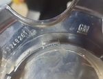 CALOTA CROMADA MIOLO DA RODA 6 FUROS GM 93249261 S10 E BLAZER EXECUTIVE  1995 1996 1997
